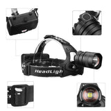 XANES,XHP50,800LM,Headlamp,Reachargable,Torch,Fishing,Cycling,Flashlight,18650,Battery