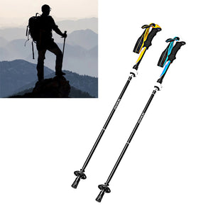 Aluminum,Alloy,Folding,Shockproof,Trekking,Poles,Climbing,Sticks,Alpenstock