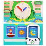 Educational,Wooden,Children,School,Calendar,Clock,Weather,Learning,Board