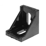 Suleve,40x40mm,Aluminium,Black,Angle,Corner,Joint,Electrophoresis,Right,Angle,Bracket