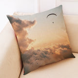 Honana,45x45cm,Skydiving,Pattern,Luxury,Cushion,Cover,Graffi,Style,Throw,Pillow,Pillow,Cover