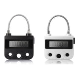 Hours,Rechargeable,Padlock,Timing,Digital,Timer,Alarming,Padlock,Display,Screen