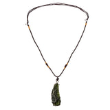 Melting,Moldavite,Quartz,Pendant,Crystals,Gemstone,Necklace,Specimen,Healing