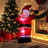 Inflatable,Christmas,Airblown,Santa,Claus,Light,Christmas,Night,Event,Outdoor,Decor