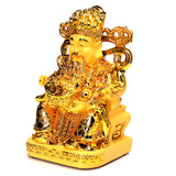 Wealth,Plating,Statue,Wencaishen,Ornament,Decorations,Mascot,Bring,Wealth