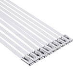 100Pcs,4.6x200mm,Stainless,Steel,Exhaust,Coated,Locking,Cable