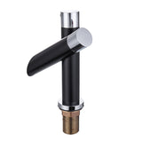 Modern,Unique,Bathroom,Basin,Faucet,Single,Handle,Kitchen,Mixer,Waterfall,Faucet,Black