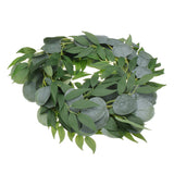 Artificial,Silver,Dollar,Eucalyptus,Garland,Greenery,Willow,Wedding,Garden,Decorations