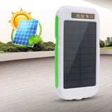 BAKEEY,Ports,Solar,Panel,Power,10000mah,Waterproof,Battery,Charger,Shell,Mobile,Phones