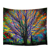 180x180cm,Colorful,Leaves,Waterproof,Bathroom,Shower,Curtain,Hooks