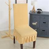 Universal,Stretch,Pleated,Chair,Covers,Skirt,Covers,Wedding,Banquet,Party,Hotel,Decor