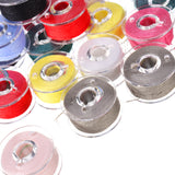 Clear,Plastic,Bobbins,20pcs,Sewing,Machine,Spools,Thread,Storage