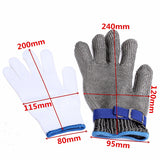 Grade,Safety,Proof,Resistant,Stainless,Steel,Metal,Glove