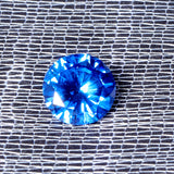 3.25ct,Sapphire,Round,Faceted,Shape,AAAAA,Loose,Gemstone,Decorations