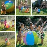 Inflatable,Spray,Water,Children's,Summer,Outdoor,Swimming,Beach,Balls,Playing,Smash