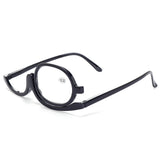 Unisex,Rotatable,Magnify,Makeup,Cosmetic,Glasses,Reading,Glasses,Round,Glasses