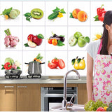 45*70cm,Kitchen,Vegetable,Fruit,Sticker,Removable,Waterproof,Sticker,Decor