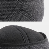 Thick,Solid,Color,Casual,Brief,Protection,Forward,Beret