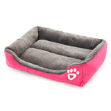 110x85x19cm,Puppy,Cushion,House,Kennel,Blanket