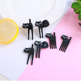 Animal,Fruit,Picks,Cartoon,Black,Children,Toothpick,Novelties