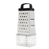 Grater,Stainless,Steel,Sided,Multi,Funtion,Cheese,Vegetable,Container,Lunch