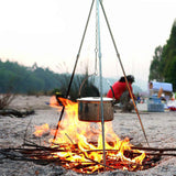 Multifunction,Camping,Bonfire,Tripod,Portable,Hanging,Water,Bracket,Detachable,Cookware