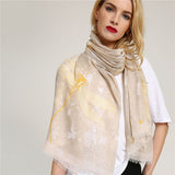 Women,Printing,Dragonfly,Pattern,Scarf,Fashion,Outdoor,Shawl,Scarves