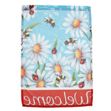 12x18'',Garden,Welcome,Ladybug,Daisy,Flowers,House,Banner,Decorations"