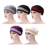 Women,Muslim,Stretch,Turban,Winter,Chemo,Scarf