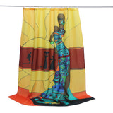 Large,Cartoon,Woman,Bathroom,Polyester,Waterproof,Shower,Curtain,Hooks