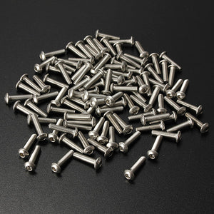 100Pcs,Bolts,Stainless,Steel,Screws,Button,Socket