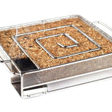 15x15x4cm,Stainless,Steel,Grill,Camping,Picnic,Square,Smoke,Generator,Cooking,Stove