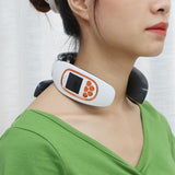 Electric,Massager,Modes,Speed,Charging,Cervical,Pulse,Infrared,Heating,Relief,Health,Relaxation,Machine