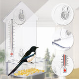 Feeder,Thermometer,Birds,Hanging,Feeding,Garden,Decoration