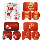 Christmas,Decoration,Santa,Snowman,Bathroom,Toilet,Covers