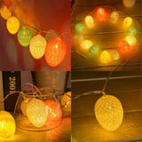 KCASA,Cotton,Easter,String,Lights,Fairy,Lights,Festival,Christmas,Halloween