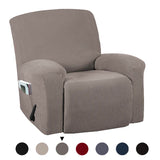 Recliner,Chair,Covers,Washable,Stretch,Cover,Pocket,Furniture,Protector,Solid,Color,Armchair,Supplies