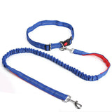 Leash,Traction,Running,Reflective,Elastic,Hands,Solid,Adjust,Collars,Outdoor,Supplies