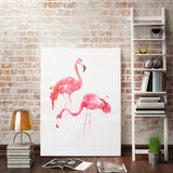 Unframed,Modern,Flamingo,Canvas,Painting,Print,Hanging,Poster,Decorations