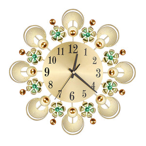 European,Retro,Flower,Diamond,Clock,Creative,Clock,Living,Decorative,Clock