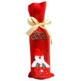 Santa,Claus,Snowman,Little,Bottle,Decoration