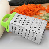 Grater,Stainless,Steel,Sided,Multi,Funtion,Cheese,Vegetable,Container,Lunch