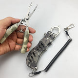 ZANLURE,Stainless,Steel,Camouflage,Pliers,Fishing,Gripper,Outdoor,Portable,Fishing