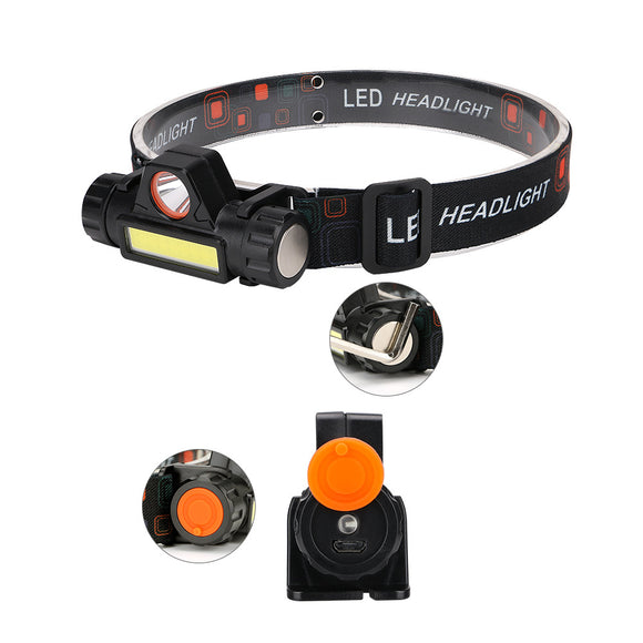 XANES,Rotatable,Headlamp,Rechargeable,Outdoor,Camping,Hiking,Cycling,Fishing,Light,Magnet