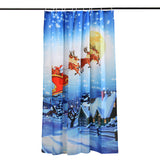 Christmas,Style,Waterproof,Polyester,Shower,Curtain,Cartoon,Santa,Father,Pattern,Hooks