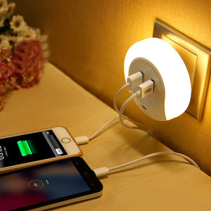 Loskii,Smart,Light,Control,Night,Light,Socket,Phone,Charging,Switch