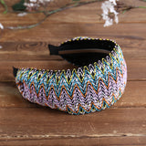 Bohemian,Style,Headband,Ethnic,Style,Colorful,Striped,Fabric,Travel,Leisure