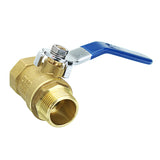 Brass,Valves,Piece,Inline,Lever,Handle,Female,Thread"