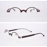 Unisex,Fashion,Plastic,Round,Small,Frame,Farsighted,Glasses,Holes,Reading,Glasses