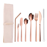 Stainless,Steel,Cutter,Spoon,Portable,Camouflage,Western,Tableware,Outdoor,Dinnerware